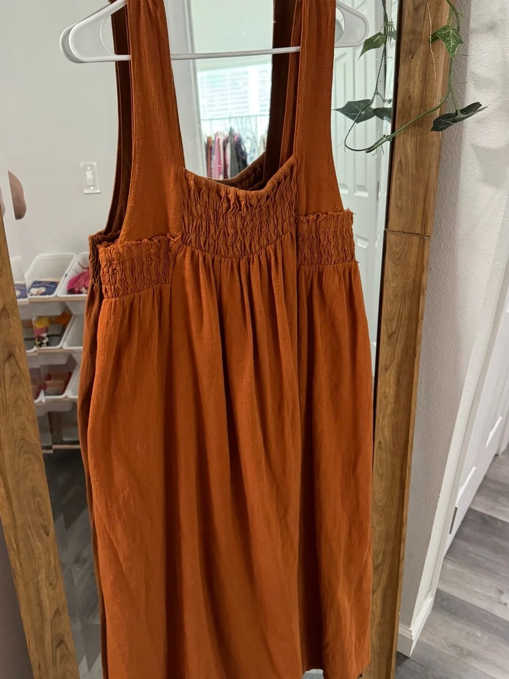 FREE PEOPLE Delphine Midi Dress- Sienna/Orange